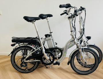 2x E4 motion elekrische vouwfietsen 20 inch beschikbaar voor biedingen