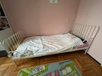 Ikea Minnen Meegroei kinderbed wit max 80x200, Ophalen, Gebruikt, 70 tot 85 cm, Lattenbodem