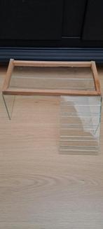 Plateau hamster/gerbil/plateau met trap voor hamster, Ophalen, Zo goed als nieuw