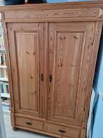 Antieke grenen kast, 190cm hoog, Antiek, Gebruikt, Ophalen of Verzenden, 50 tot 75 cm