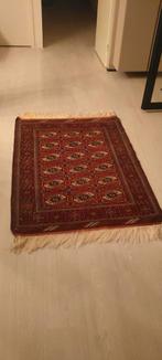 Handgeknoopt tapijt, 100 tot 150 cm, Zo goed als nieuw, Traditioneel, Crème