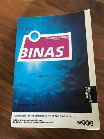 Binas English Edition  isbn 9789001707316