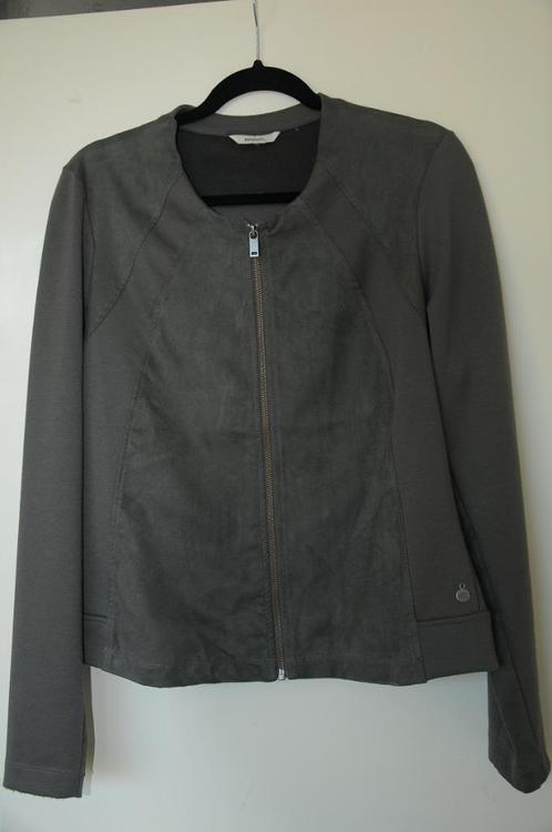 Mooi grijs suéde jasje van Sandwich, maat L/40!!, Kleding | Dames, Jasjes, Kostuums en Pakken, Gedragen, Jasje, Maat 38/40 (M)