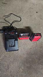 2x Bosch Professional Accu + Oplader, Ophalen, Gebruikt