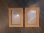 2 Houten Fotolijstjes 10x15 € 5,00, Ophalen of Verzenden, Zo goed als nieuw