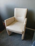 4 leren stoelen, Huis en Inrichting, Ophalen, Gebruikt, Minder dan 75 cm, Leer