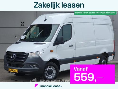 Mercedes Sprinter 317 CDI Automaat L2H2 170PK Navi Airco Cru, Auto's, Bestelauto's, Bedrijf, Lease, Financial lease, Achteruitrijcamera