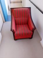 Houtsnijwerk fauteuil stoel, Huis en Inrichting, Fauteuils, Ophalen, Gebruikt, 75 tot 100 cm, 50 tot 75 cm