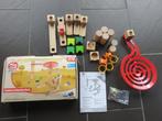 Houten knikkerbaan, 29delig, met knikkers., Ophalen of Verzenden, Gebruikt, Overige typen