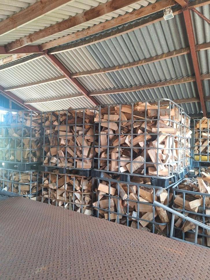 Vers gekloofd MIX (Eik,Beuk,Es,Berk) brandhout (1.2kuub), Tuin en Terras, Haardhout, 3 tot 6 m³, Ophalen of Verzenden