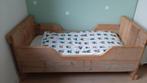 Steigerhouten peuterbed (70x150cm), Ophalen, Gebruikt, 70 tot 85 cm, 140 tot 160 cm