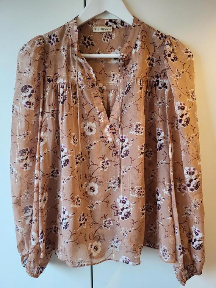 Ulla Johnson zijden tuniek in maat 36/38 nieuwstaat, Kleding | Dames, Blouses en Tunieken, Zo goed als nieuw, Maat 36 (S), Overige kleuren