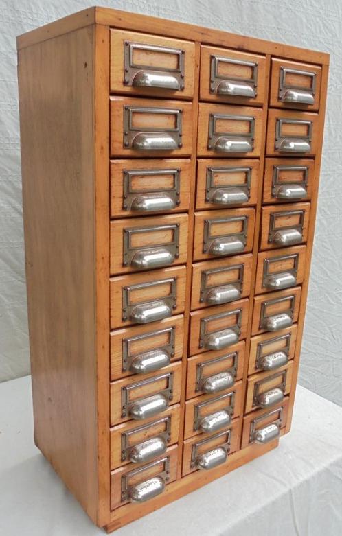 Ladekastje horlogemaker ladekast klok fourniturenkast, Antiek en Kunst, Curiosa en Brocante, Ophalen of Verzenden