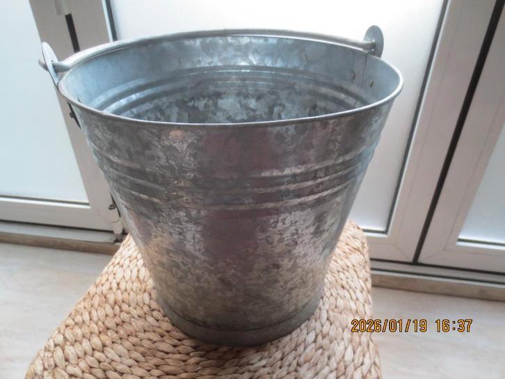 zinken emmers, Huis en Inrichting, Emmers, Nieuw, Zink, Met handgreep, Ophalen of Verzenden