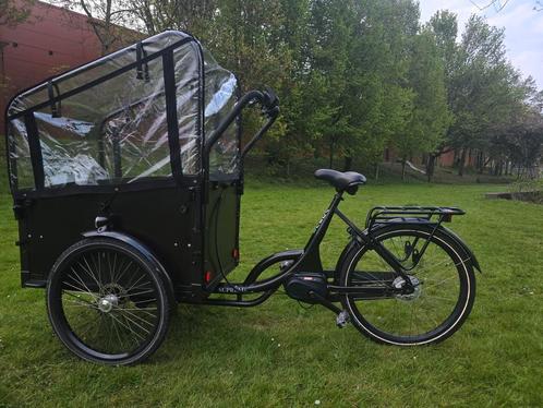Elektrische bakfiets Vogue Supreme middlemotor, Fietsen en Brommers, Fietsen | Bakfietsen, Zo goed als nieuw, Overige merken, 4 kinderen of meer