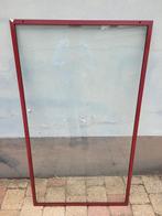 Voorzetraam met rood frame, Ophalen, Gebruikt, Minder dan 80 cm, 80 tot 120 cm