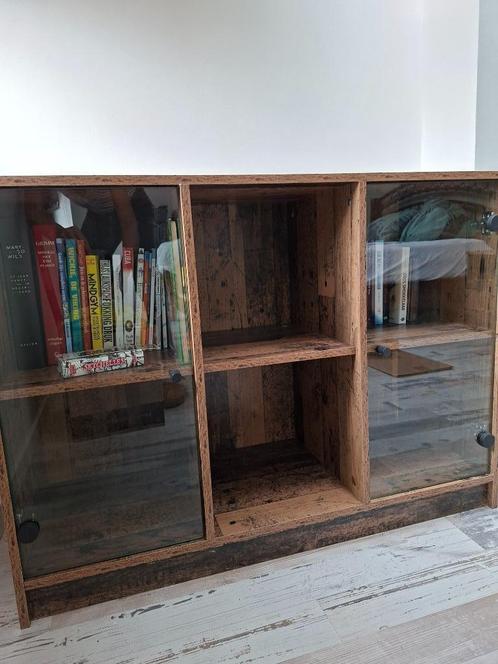 VidaXL Dressoir 102x37x75,5 oud hout, Huis en Inrichting, Kasten | Dressoirs, Nieuw, 100 tot 150 cm, 25 tot 50 cm, Met deur(en)