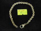 14 karaat gouden rope armband 16 cm - gewicht 3.7 gram, Ophalen of Verzenden, Zo goed als nieuw, Goud, Goud