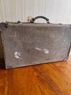 Vintage koffer met Amsterdamse Stoomvaart Maatschappij Label, Antiek en Kunst, Ophalen of Verzenden