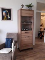 Eiken kast, Huis en Inrichting, Kasten | Vitrinekasten, Ophalen, Met deur(en), Zo goed als nieuw, 150 tot 200 cm