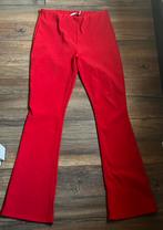 Rode flared broek, Kleding | Dames, Broeken en Pantalons, Lang, Costes, Zo goed als nieuw, Maat 46/48 (XL) of groter