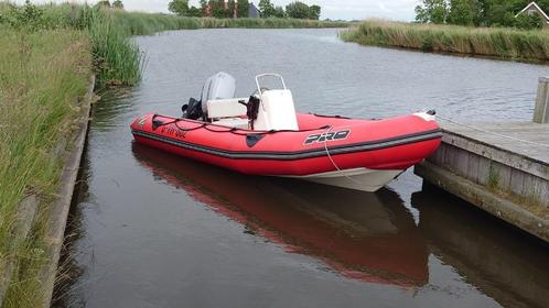 zodiac pro 500 + 60 PK Mariner 4 EFI + trailer, vaar klaar, Watersport en Boten, Rubberboten, Gebruikt, Zodiac, Overige materialen