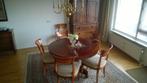 Ronde eettafel met 6 stoelen, Ophalen, Gebruikt, Rond, Vijf personen of meer