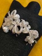 Elegante Tiara voor Bruiloft of Speciale Gelegenheid, Wit, Ophalen of Verzenden, Zo goed als nieuw, Accessoires