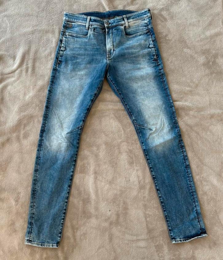 G-Star D-Staq 3D Slim W33 L34 lichtblauw, Kleding | Heren, Spijkerbroeken en Jeans, Zo goed als nieuw, W33 - W34 (confectie 48/50)