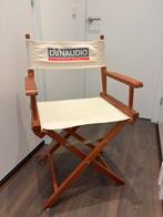 Collectors item – Dynaudio regisseursstoel Zeldzaam Hi-Fi, Ophalen of Verzenden