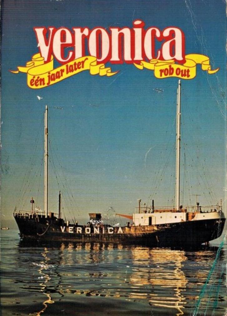 Out - Veronica één jaar later. (Radioschip), Verzamelen, Scheepvaart, Gebruikt, Boek of Tijdschrift, Ophalen