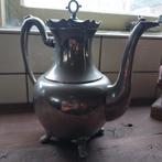 daalderop zilvertin koffiekan theekan 1920/30 art deco, Ophalen of Verzenden