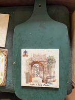 Antieke Tegels 4 x, Antiek en Kunst, Ophalen of Verzenden, Rechthoekig, Minder dan 50 cm