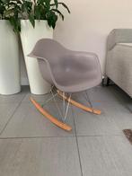 Vitra eames plastic rocking chair schommel stoel taupe, Huis en Inrichting, Ophalen of Verzenden, Zo goed als nieuw