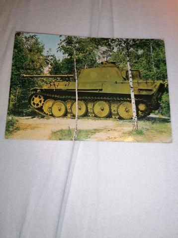 Duitse Panther tank Overloon vintage souvenirskaart beschikbaar voor biedingen