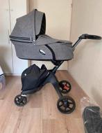 Stokke Xplory v6 Melange, Kinderen en Baby's, Kinderwagens en Combinaties, Zo goed als nieuw, Combiwagen, Verstelbare duwstang