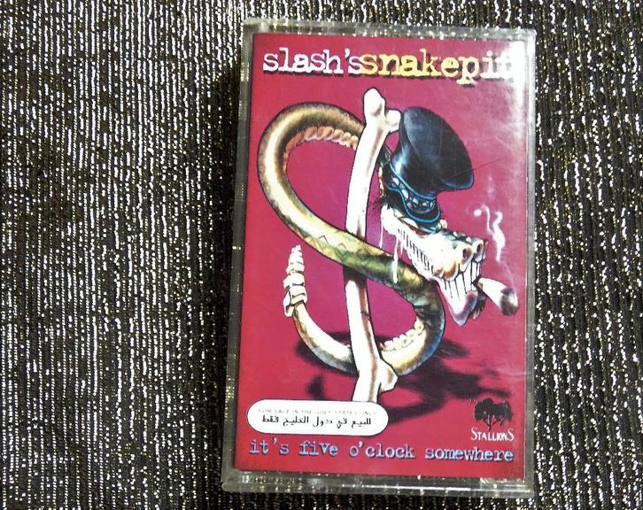 Slash's Snakepit-(Slash,van Guns N Roses)-cassette 1995, Cd's en Dvd's, Cassettebandjes, 1 bandje, Ophalen