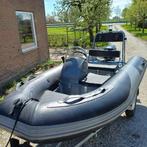 Superleuke Hibo consol rib 3,30 m. met Tohatsu fourstr. 9.8, Watersport en Boten, Rubberboten, 70 tot 120 pk, Zo goed als nieuw