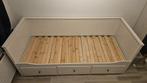 IKEA Hemnes Bedbank - Slaapbank, Huis en Inrichting, Slaapkamer | Bedden, Ophalen, Gebruikt, Wit, Tweepersoons