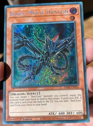 Yu-Gi-Oh! Black Metal Dragon RA04 1st Edition M/NM ! beschikbaar voor biedingen