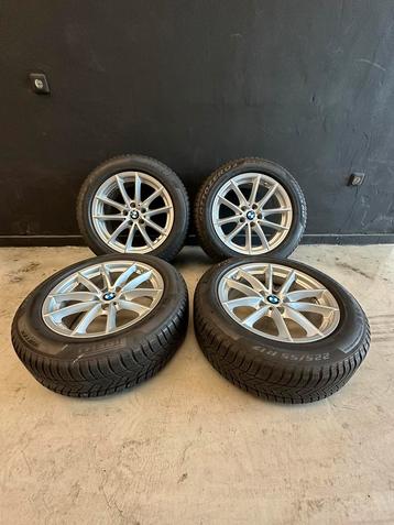 BMW 17 inch velgen 5x112 met +5mm Pirelli winterbanden  beschikbaar voor biedingen
