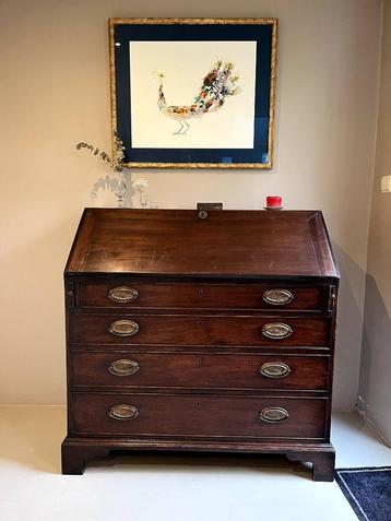 Antiek uitklapbaar bureautje met lades - Engeland 1800 beschikbaar voor biedingen