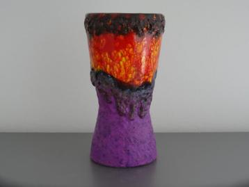 Zeldzame fat lava vaas Scheurich 244 17 W.Germany, jaren 60 beschikbaar voor biedingen