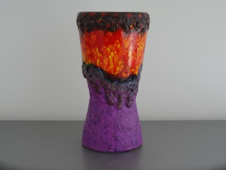 Zeldzame fat lava vaas Scheurich 244 17 W.Germany, jaren 60, Antiek en Kunst, Antiek | Keramiek en Aardewerk, Ophalen of Verzenden