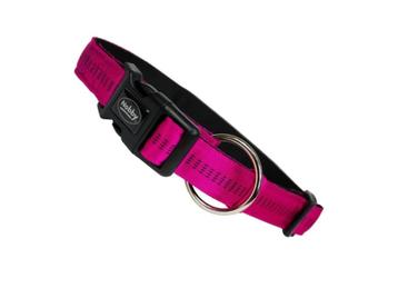 NOBBY Soft Grip Halsband Fuchsia M-L Nek 40-55 cm KOOPJE!!! beschikbaar voor biedingen