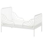 IKEA MINNEN bed, wit. Variabele maat tot 2,00m lengte, Ophalen, Zo goed als nieuw, 180 cm of meer, 70 tot 85 cm