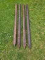 4 Nieuwe Weipalen / afrasteringpalen - 160cm, Ophalen, Palen, Nieuw, Hardhout