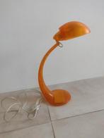 Vintage Virgola Veneta Lumi Tafellamp - Oranje, Huis en Inrichting, Lampen | Tafellampen, Kunststof, Gebruikt, Vintage, Ophalen of Verzenden