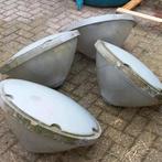 straatverlichting 4 stuks, Tuin en Terras, Buitenverlichting, Ophalen, Kunststof, Gebruikt, Minder dan 50 watt
