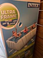 Intex Ultra Frame Zwembad 5.49 x 2.74 x 1.32, Tuin en Terras, Zwembaden, Gebruikt, 200 tot 300 cm, Rechthoekig, Ophalen
